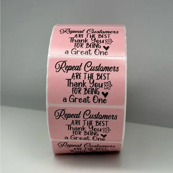 100pcs Repeat CustomersAppreciation Decorative Stickers new - Picture 9 of 13